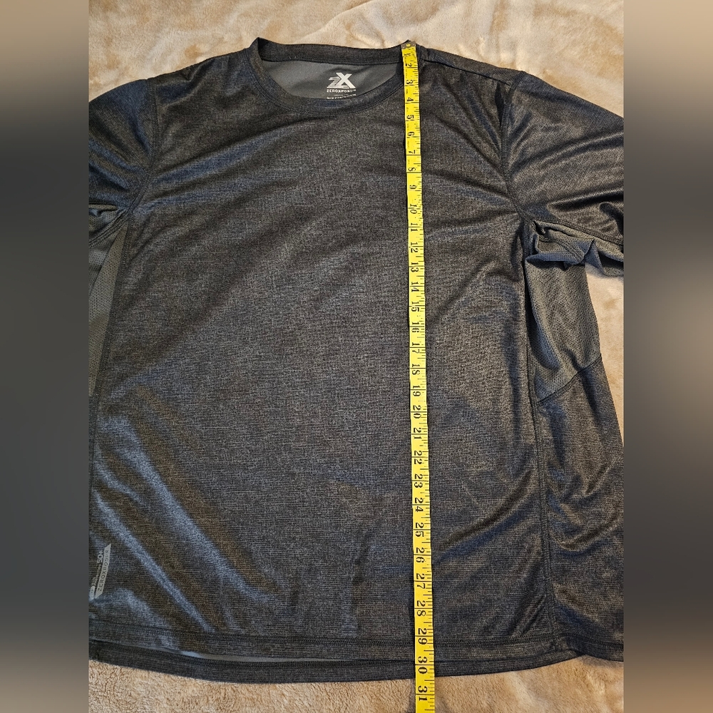 Zeroxposur 3XL Gray Short Sleeve Performance Tee - Picture 3 of 5